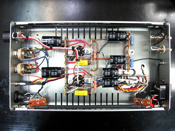 6DJ8ヘッドフォンアンプキット KA-10SH MKⅢ 完成品／6DJ8 ヘッドホン 